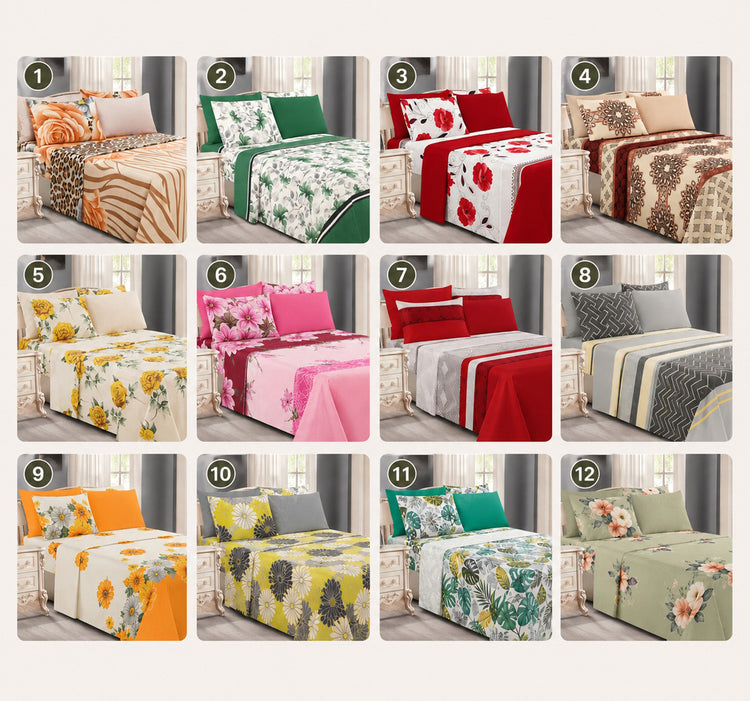 14800 6pc Printed Sheet Set- New Design