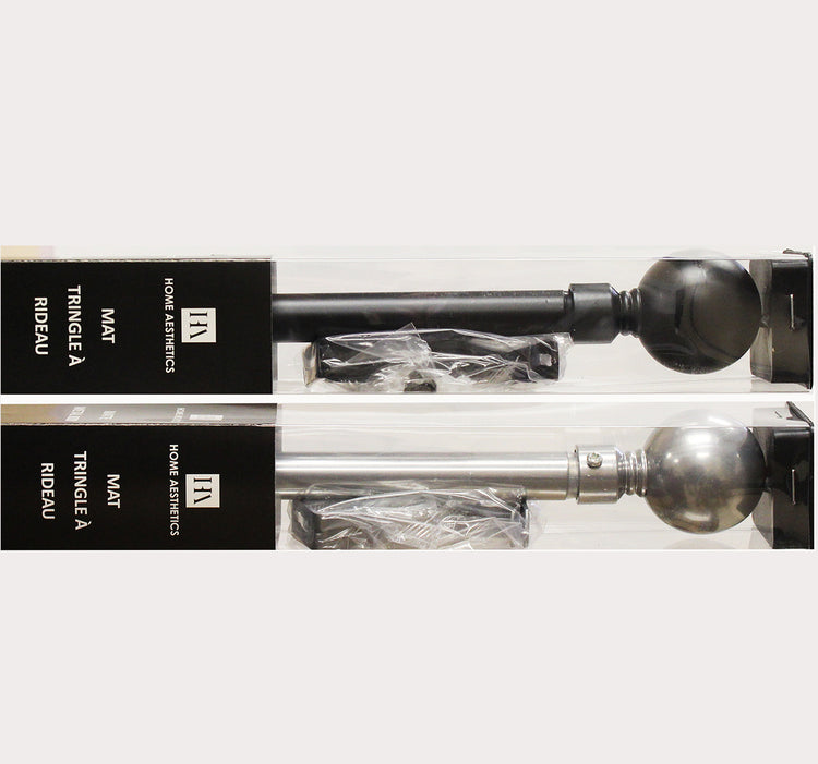 Matte curtain rod