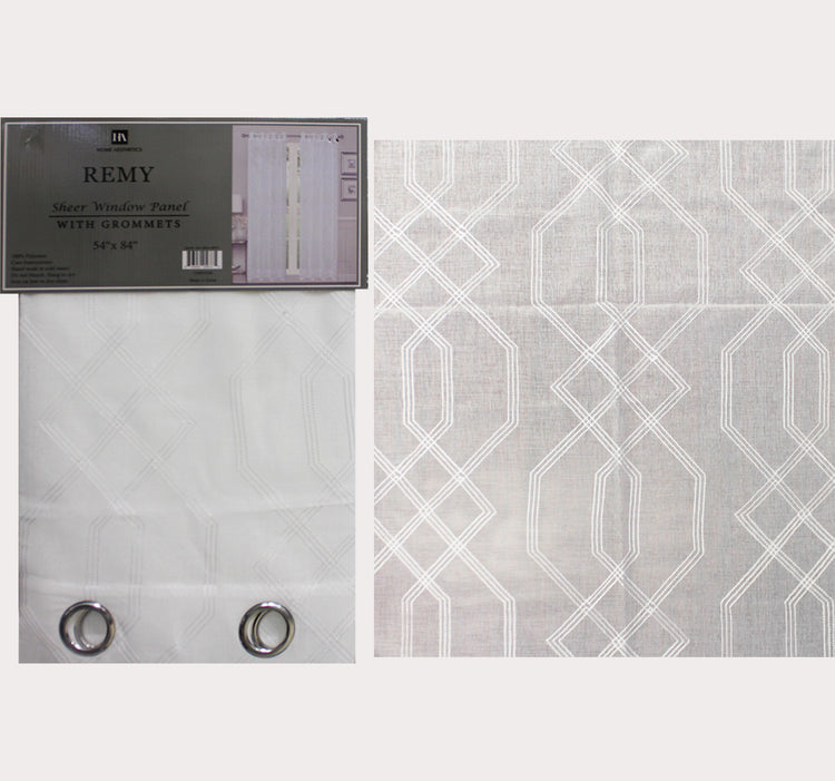 Remy Sheer Embroidery Curtain