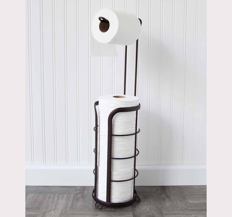 Toilet Paper holder with reserve