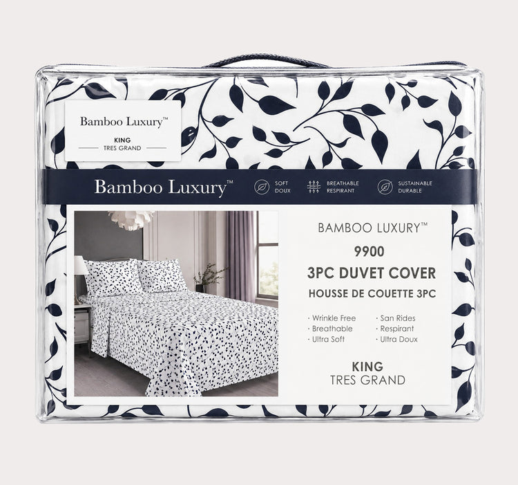 9900 Printed 3pc Duvet Cover-D12
