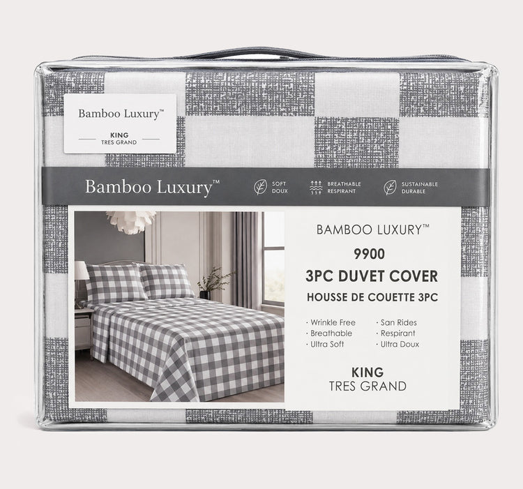 9900 Printed 3pc Duvet Cover-D2