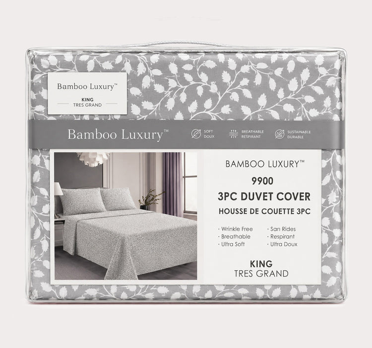 9900 Printed 3pc Duvet Cover-D9