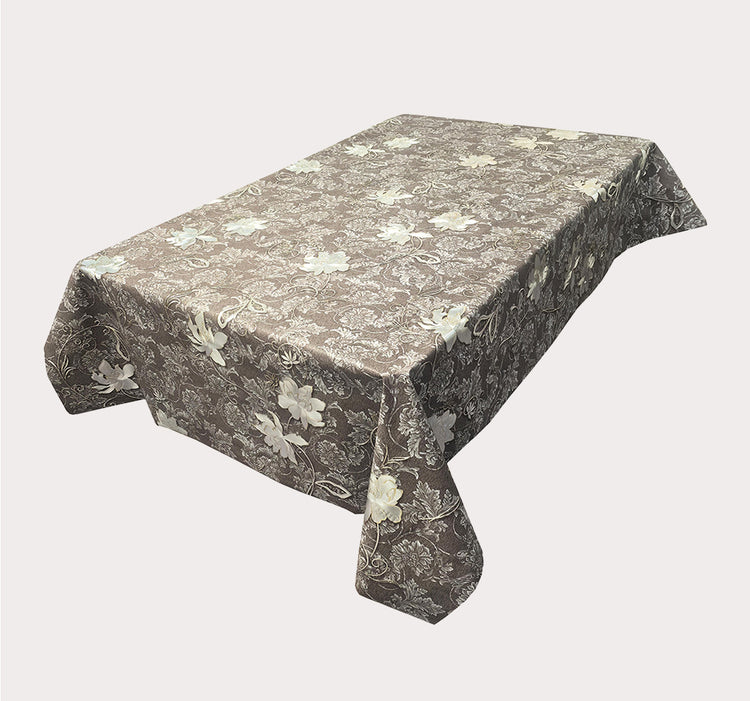 Patterned Plastic Tablecloth- D94