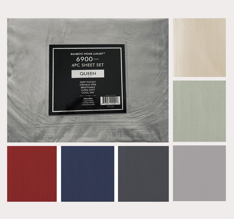 6900 Solid 4pc Sheet Set