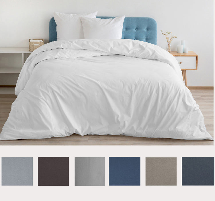 6900 Solid 3pc Duvet Cover