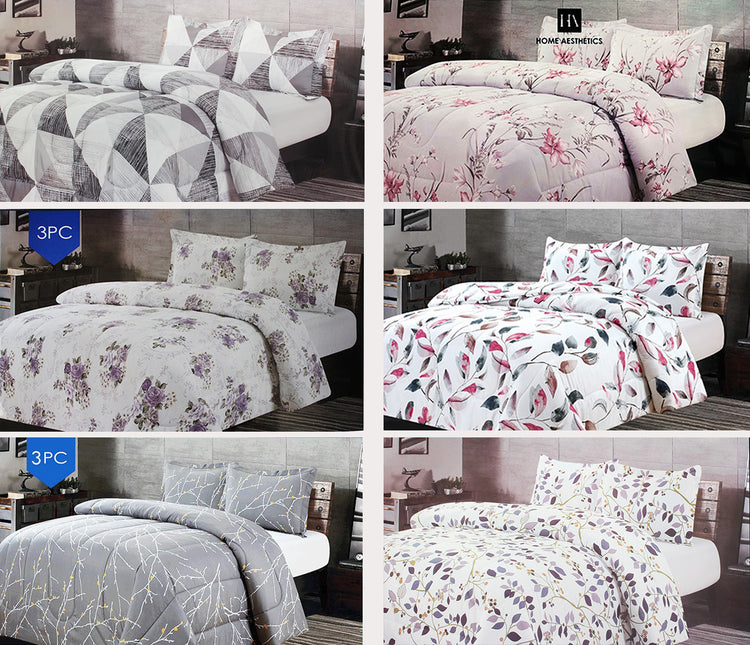 3pc Printed Comforter