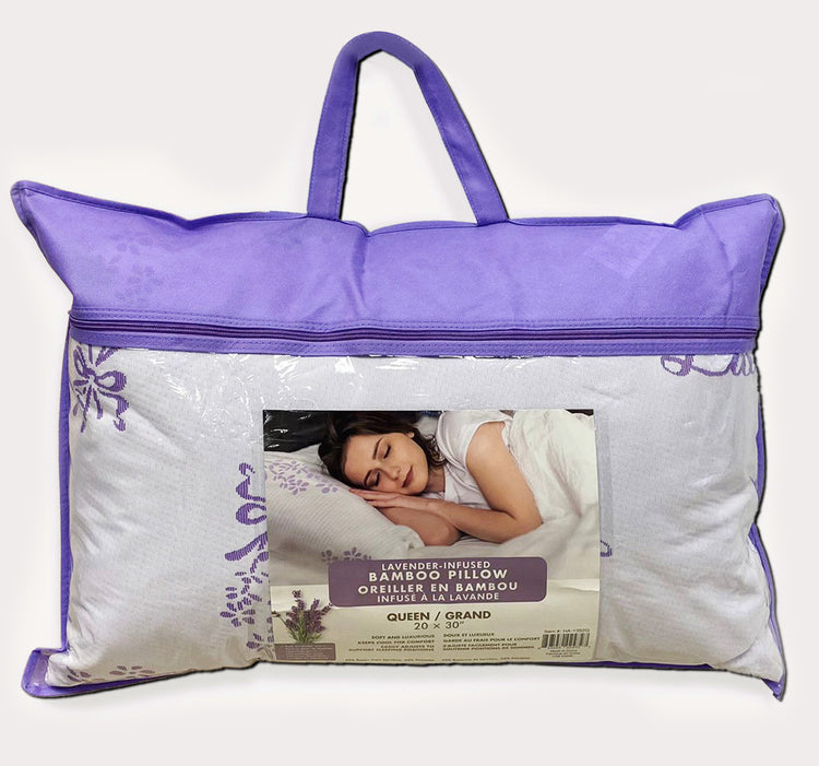 Lavender Down Alternative Pillow (Queen)