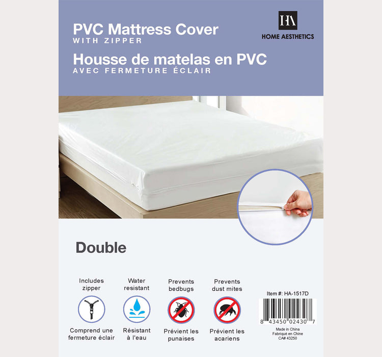 PVC Mattress Cover (with Zipper)