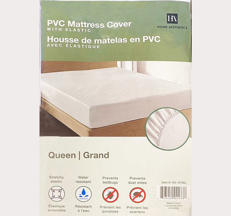 PVC Mattress Cover (with Elastic)