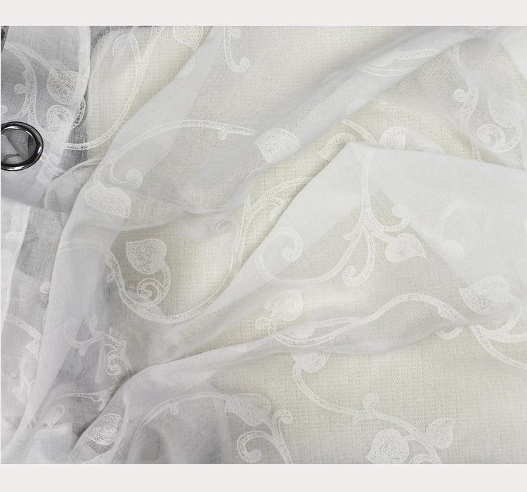 Jessa Sheer Embroidery Curtain
