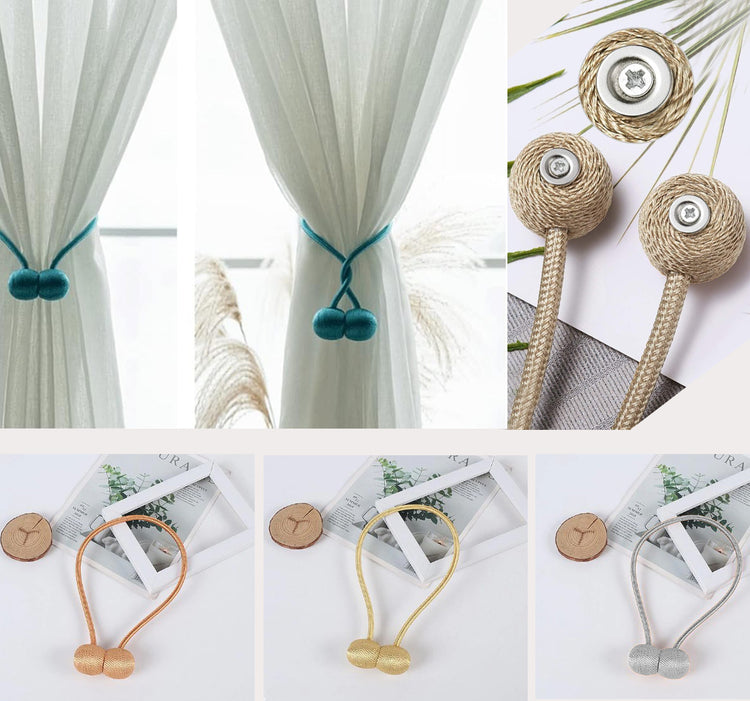Magnetic Curtain Tiebacks