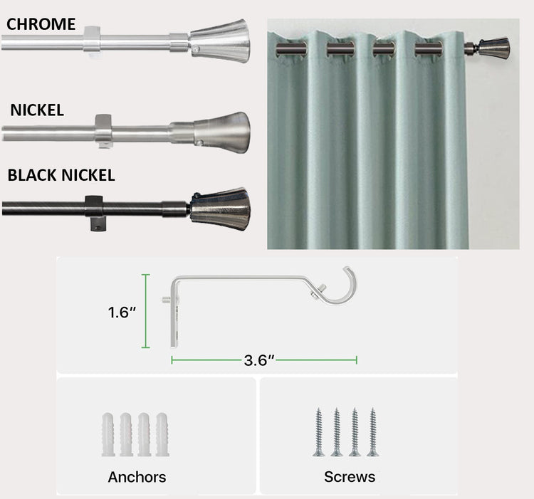 Elegant Extendable Curtain Rod