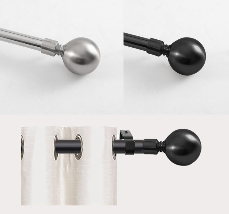 Matte curtain rod