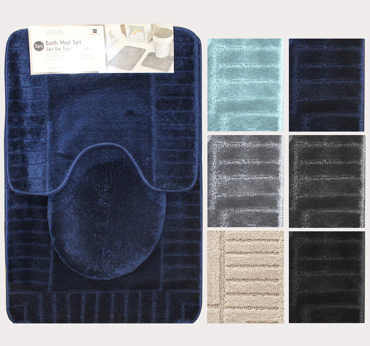Sophia 3pc Bath Mat