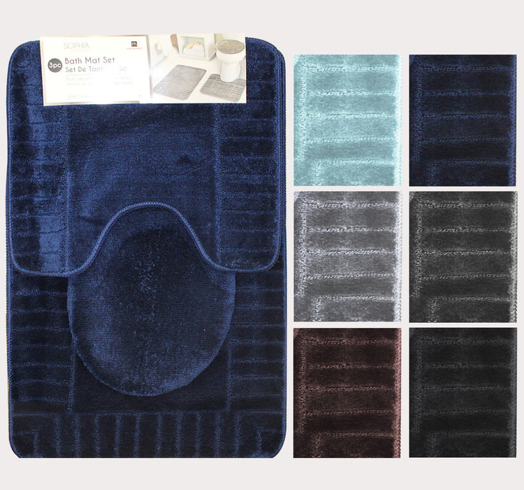 Sophia 3pc Bath Mat