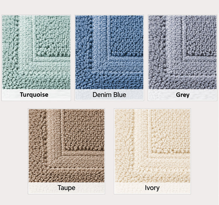 1pc Washable Non-Slip Plush Microfiber Bath Runner
