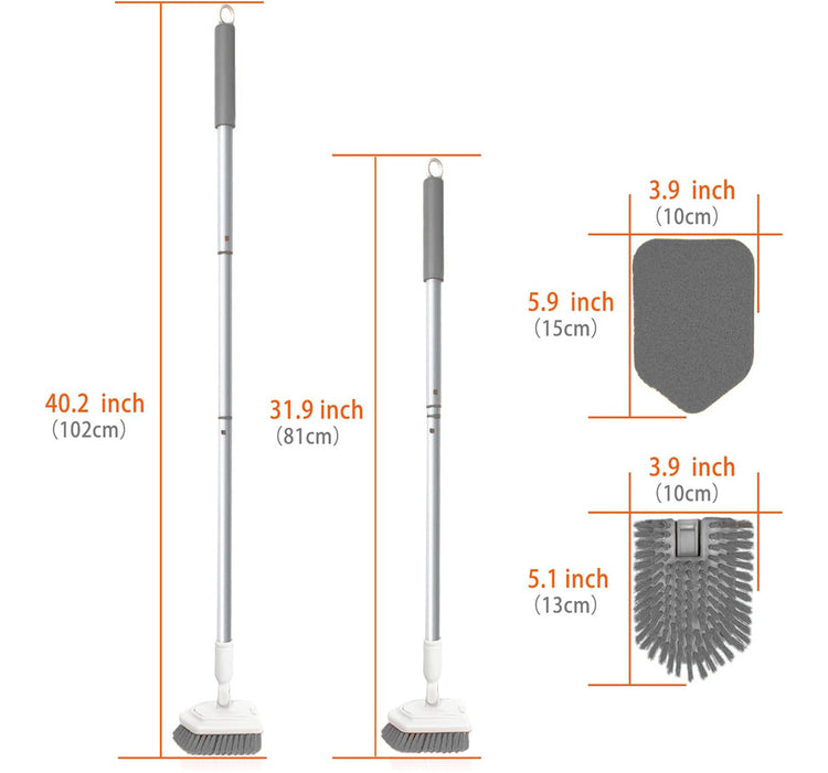 Shower Scrubber 2-in-1 Tub and Tile Cleaning Brush