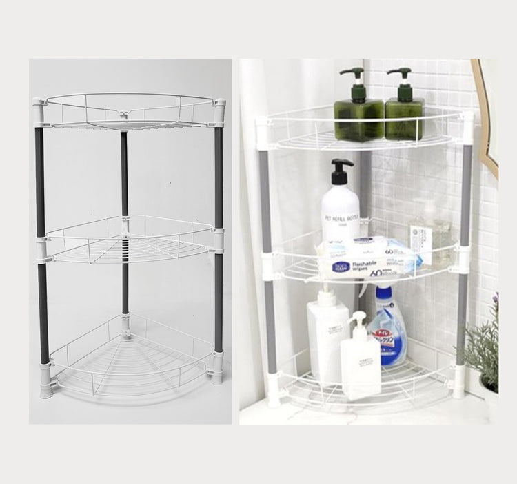 3 tier corner shelf