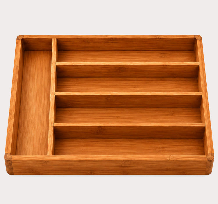 Acacia wood Kitchen Drawer Organizer