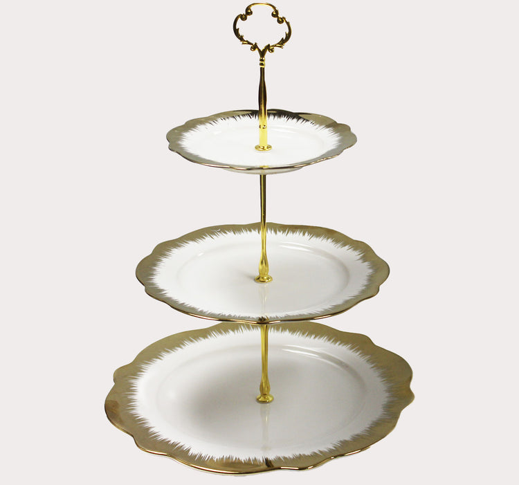 3-Tier Ceramic Plates Set