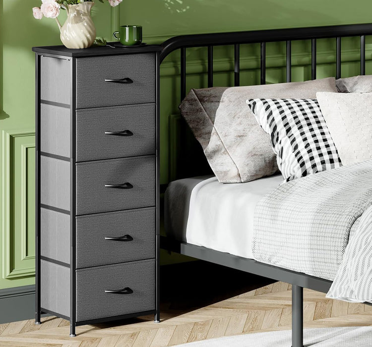 5 Drawers Storage Cabinet (Grey)