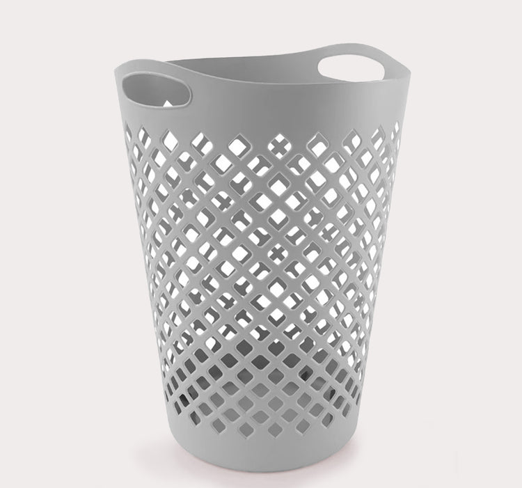 Flexible Laundry Hamper 60L w/Diamond Pattern