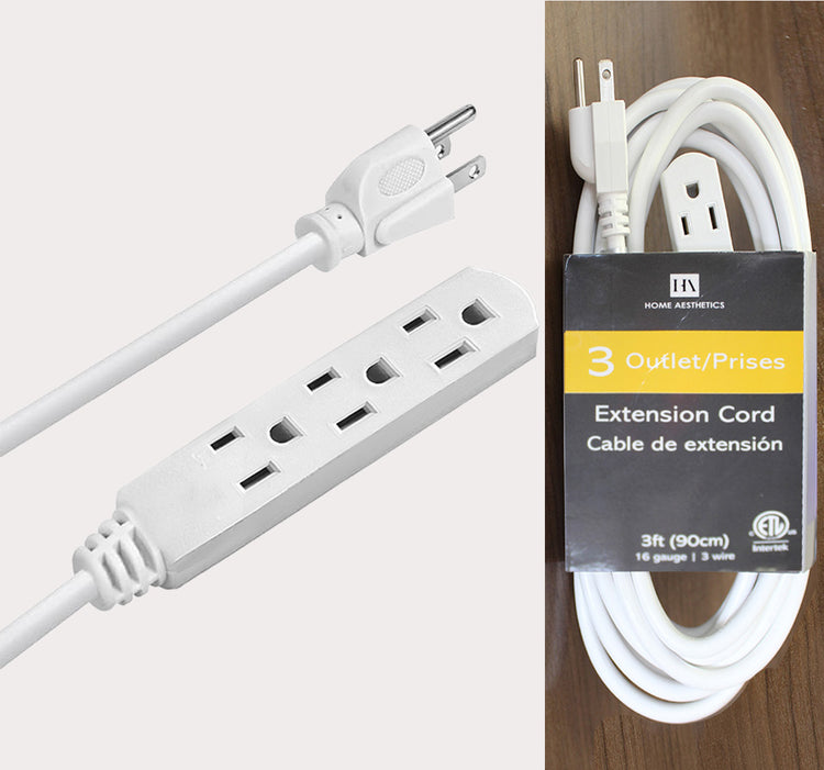 3 Outlet Extension Cord