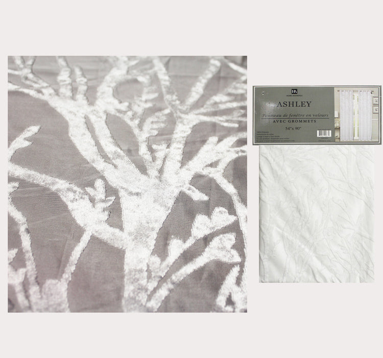 Ashley Velvet Sheer Curtain