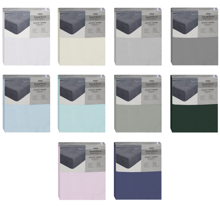 9900 Solid Fitted Sheet