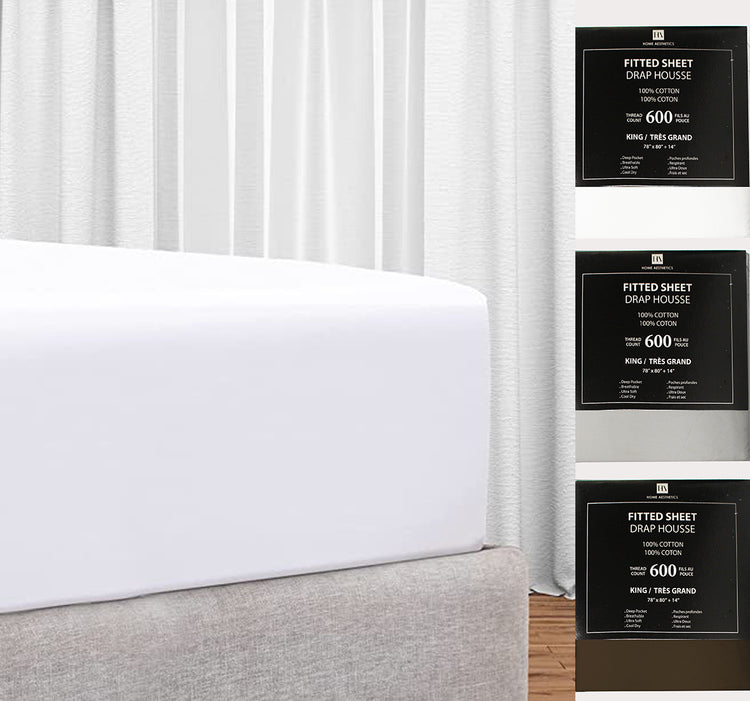 Fitted Sheet Sateen 100% Cotton