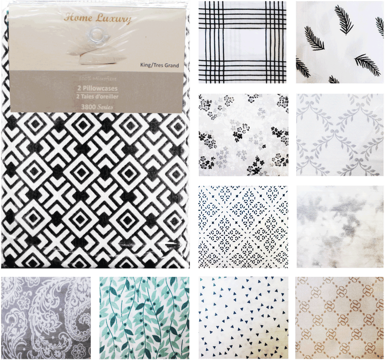 3800 Printed 2pc Pillowcase Set