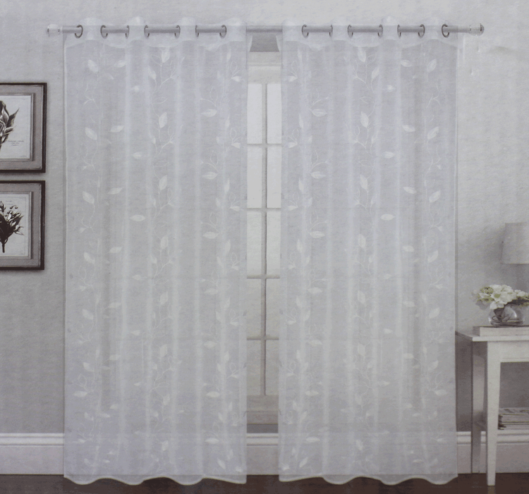 Ella Sheer Embroidery Curtain