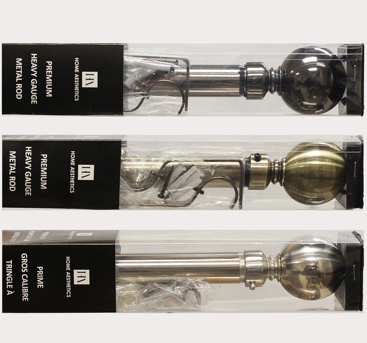 Premium Heavy Gauge Curtain Rod - By Colour