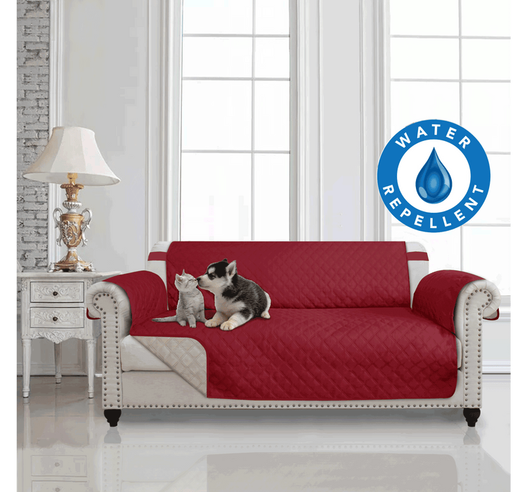 Waterproof BUCKLE STRAP Quilted Furniture Cover