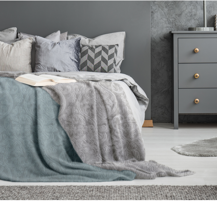 3D Embossed Plush Blanket