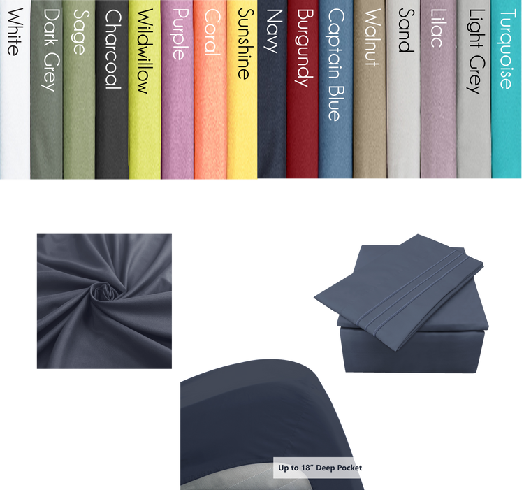 9900 Solid 4pc Sheet Set