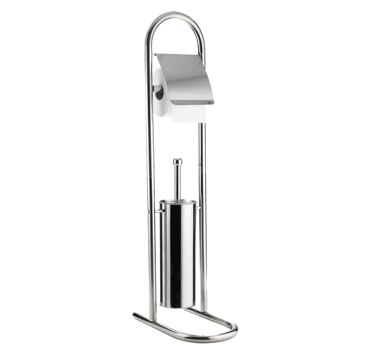 Toilet Brush & Paper Holder Stand