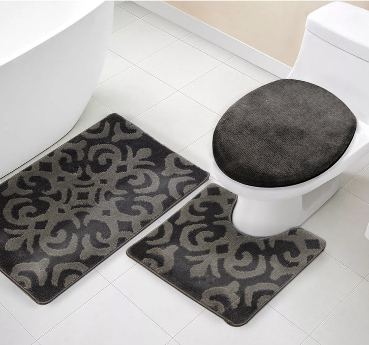 Tammy 3PC Bath Mat and Bath Runner