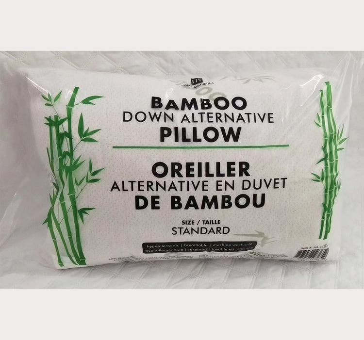 Bamboo Down Alternative Pillow (Vacuumed Sealed / Poly Fill)