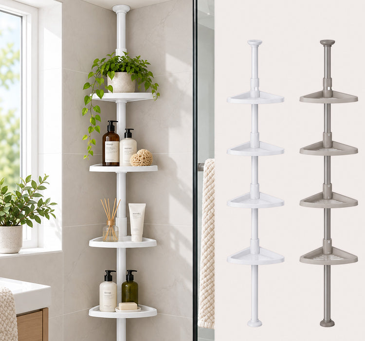 4 Tier Shower Caddy (Plastic Baskets)