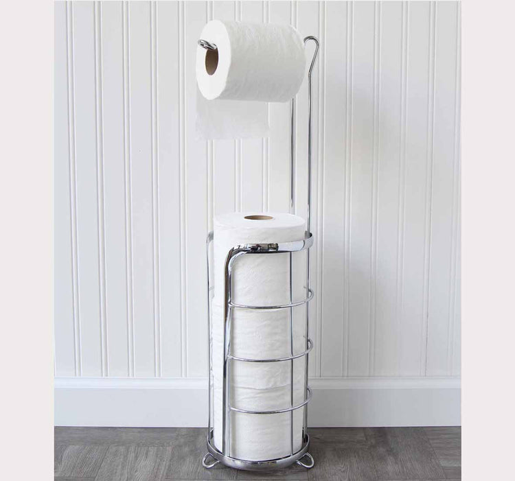 Toilet Paper holder with reserve