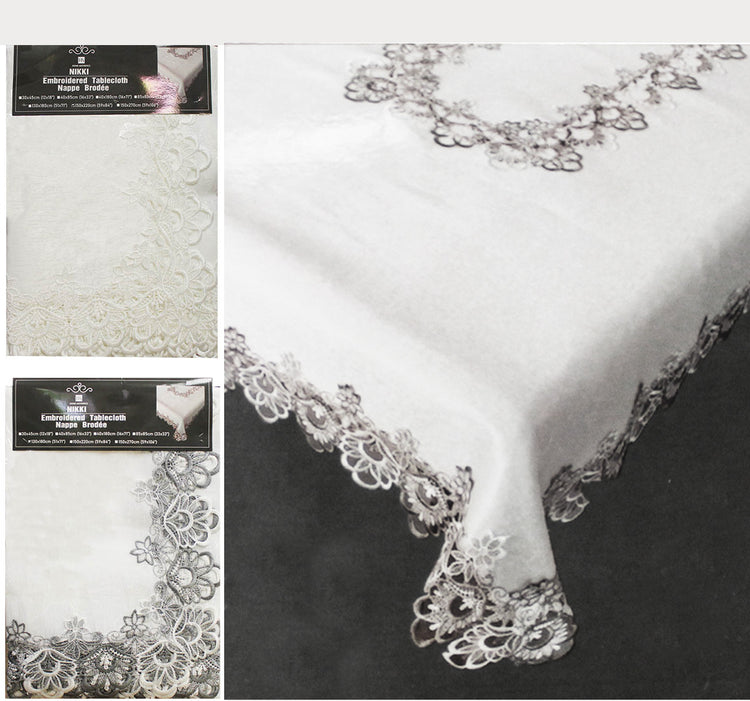 Nikki Embroidered Tablecloth