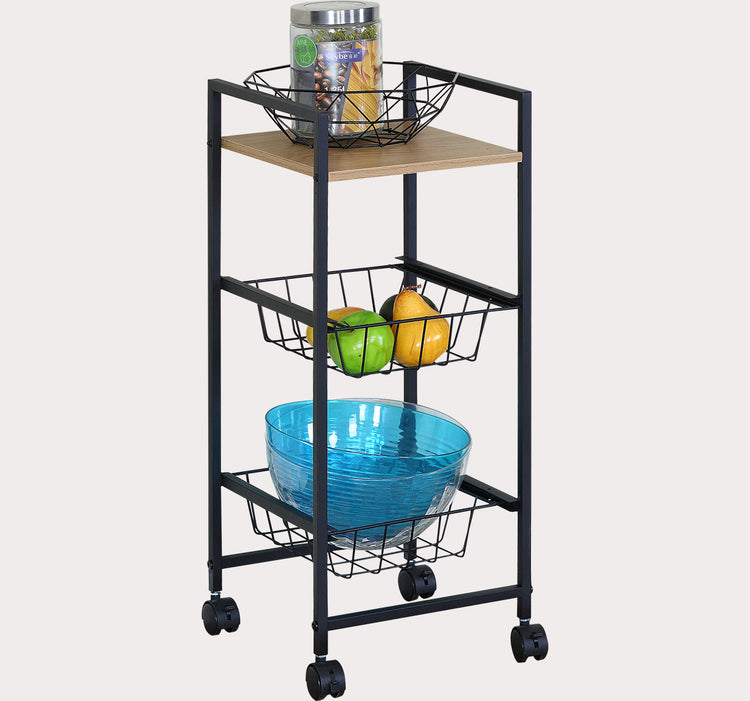3 Tier Storage Rolling Cart
