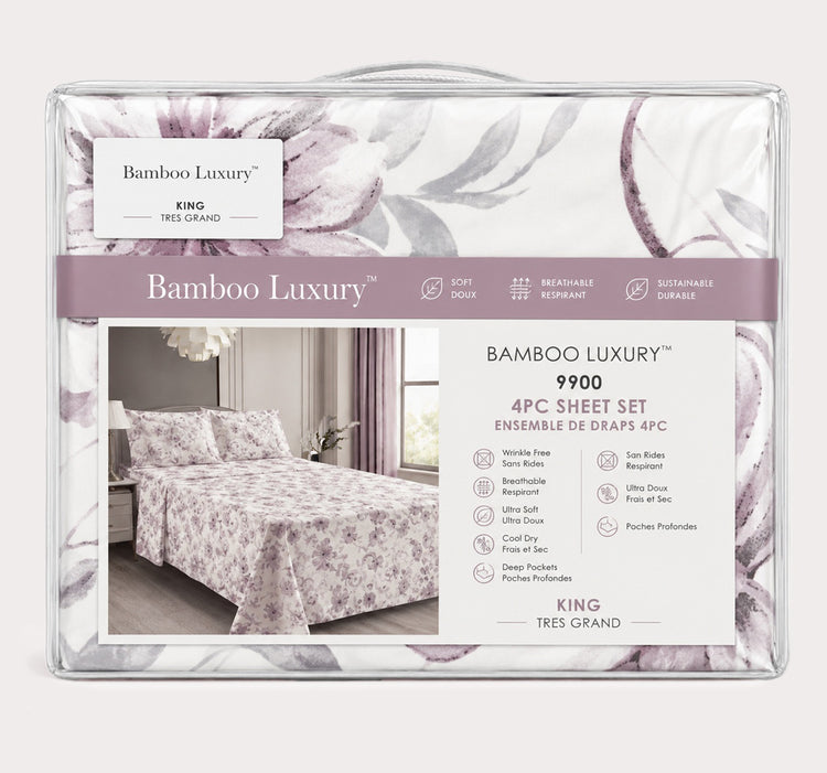 9900 Printed 4pc Sheet Set-D10