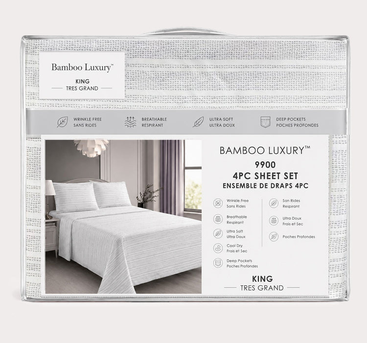 9900 Printed 4pc Sheet Set-D11