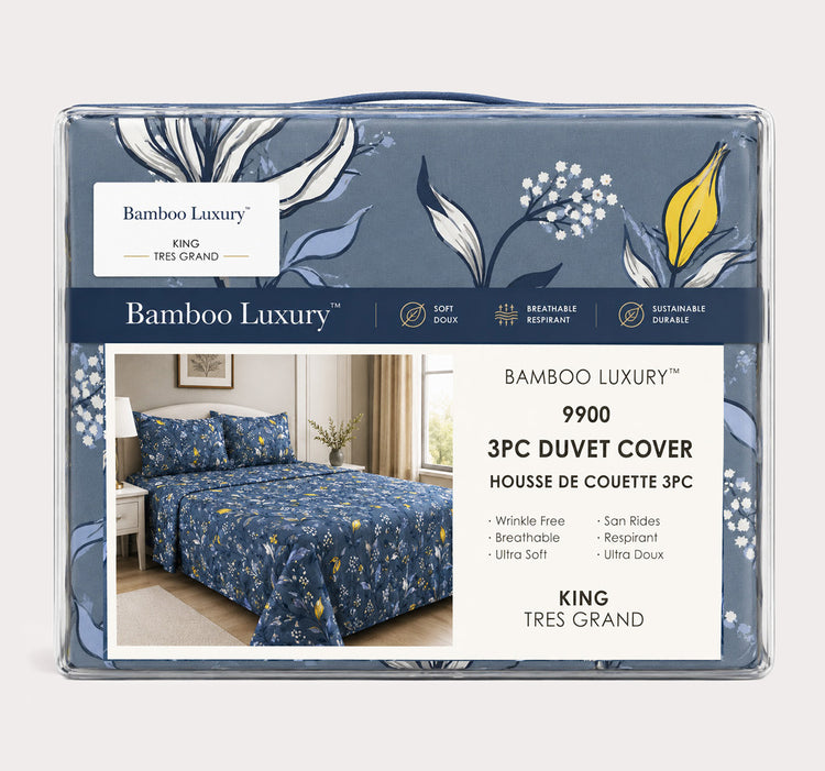 9900 Printed 3pc Duvet Cover-D7