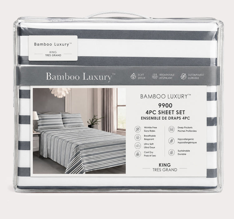 9900 Printed 4pc Sheet Set-D8