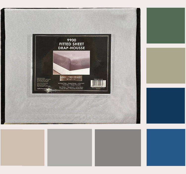 9900 Solid Fitted Sheet