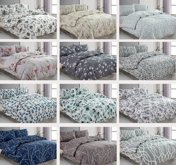Printed 4pc Duvet Cover Set